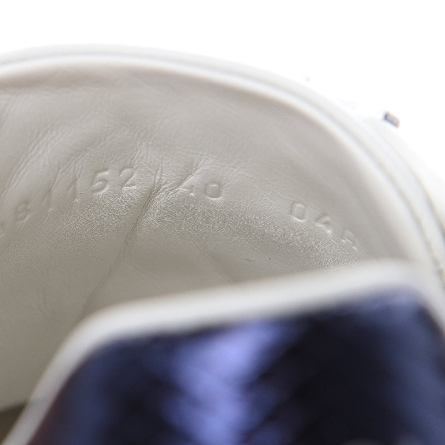Calfskin Ayers Crystal Web Womens New Ace Pineapple Sneakers 40 White