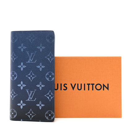 Louis Vuitton Monogram Gradient Brazza Wallet Navy Blue 8 of 8