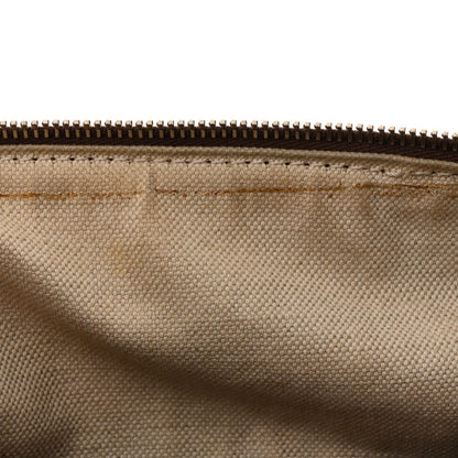 Gucci Monogram Vintage Web Small Boston Brown 10 of 16