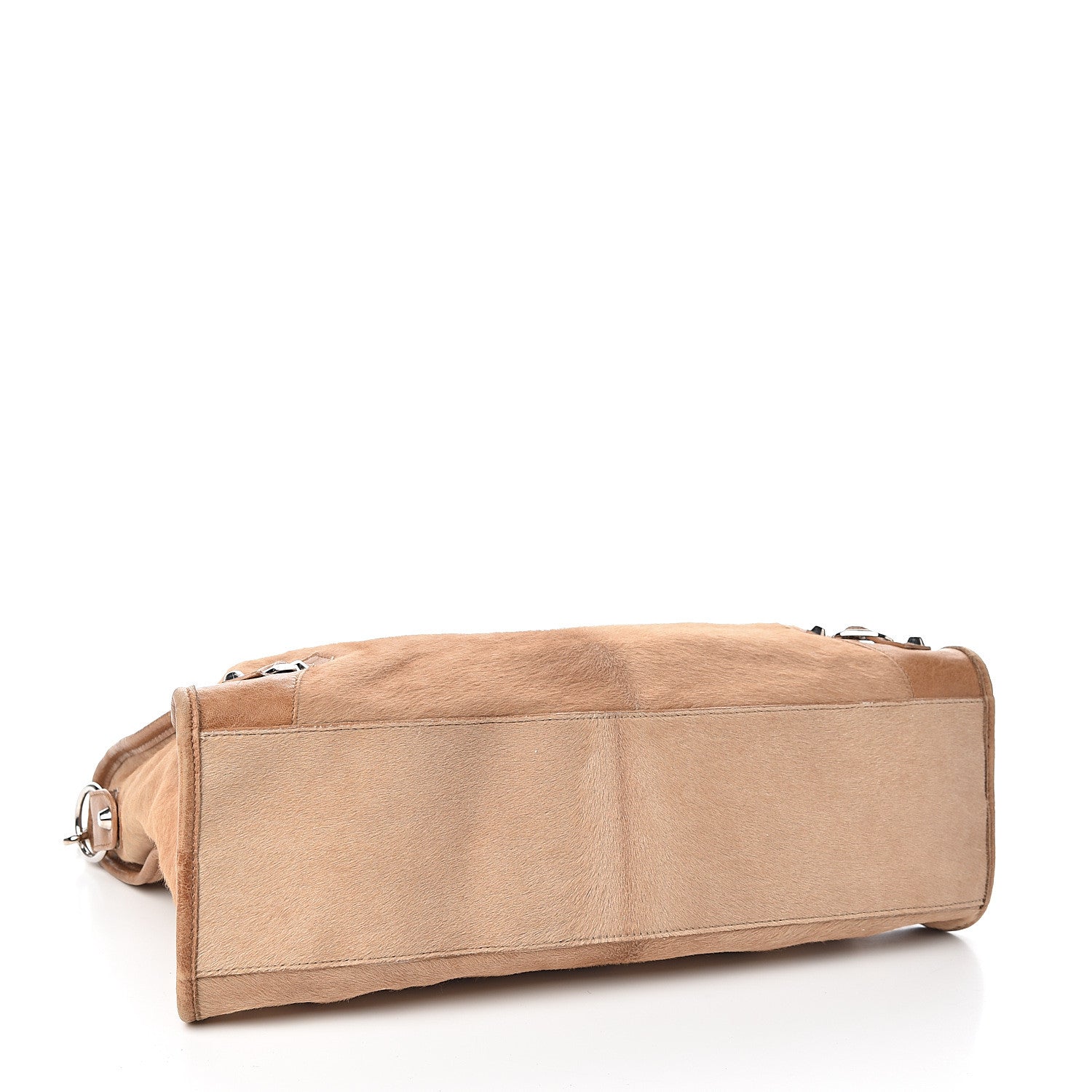 Balenciaga Chevre Pony Hair Classic Silver Hardware City Camel 3 of 13