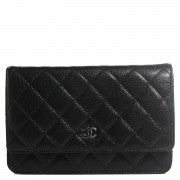 Chanel Caviar Quilted Wallet On Chain WOC Black 1 of 18