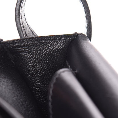 Hermes Box Taurillon Clemence Faco Clutch Black 9 of 13