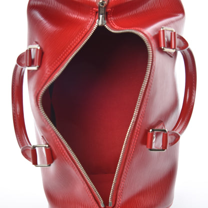 Louis Vuitton Epi Speedy 30 Carmine 7 of 9