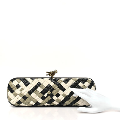 Bottega Veneta Nappa Intrecciato Stretch Knot Box Clutch Black Multicolor 2 of 7