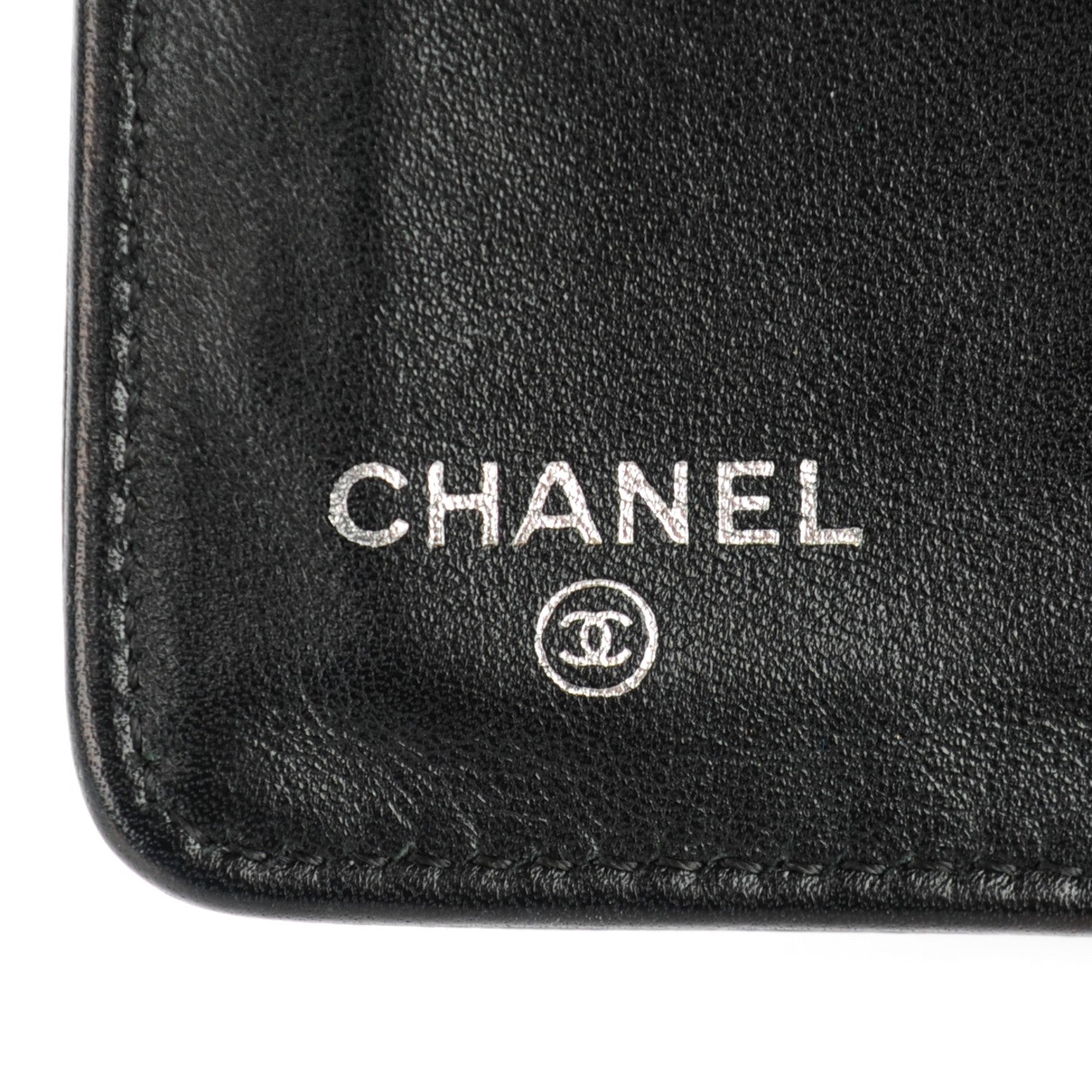 Chanel Caviar Sevruga Yen Wallet Black 6 of 8