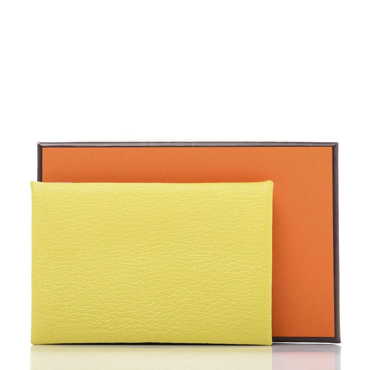 Chevre Mysore Calvi Card Case Lime