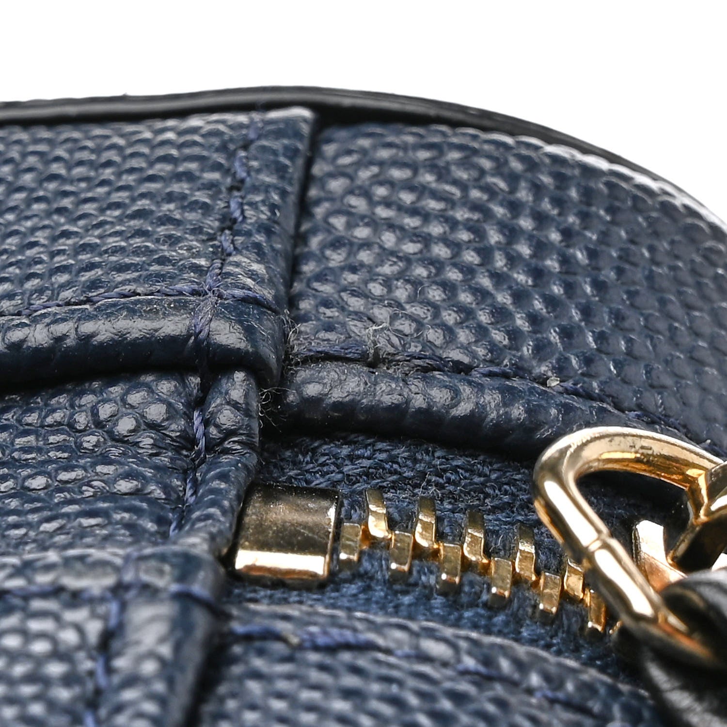 Chanel Caviar Quilted Small CC Filigree Vanity Case Navy Black 12 of 12