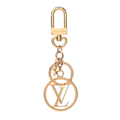 Louis Vuitton LV Circle Bag Charm Key Holder Gold 1 of 5