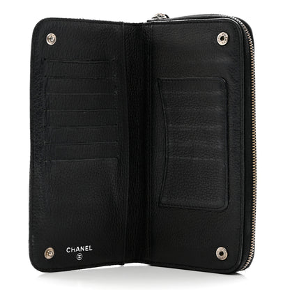 Chanel Deerskin Luxe Ligne Wallet Black 5 of 13