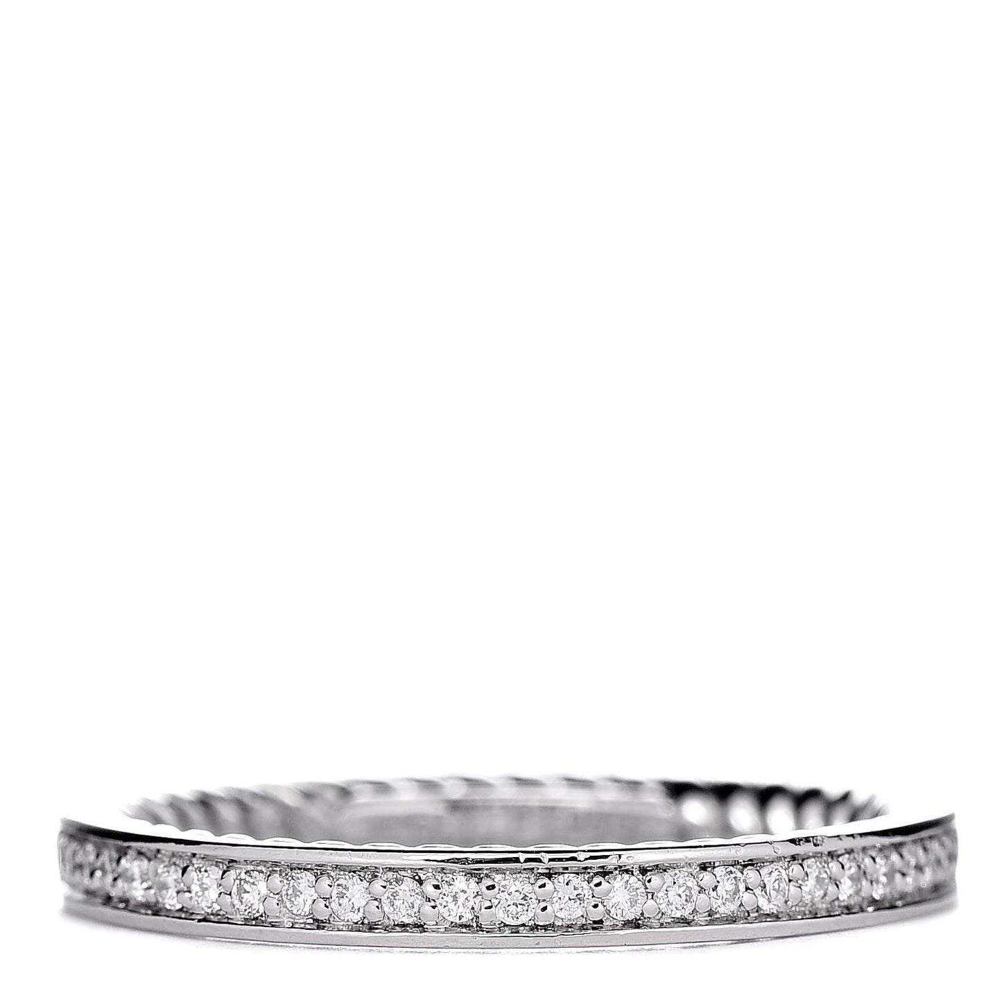 Platinum Diamond 2.3mm Eden Half Eternity Wedding Band Ring 52 6