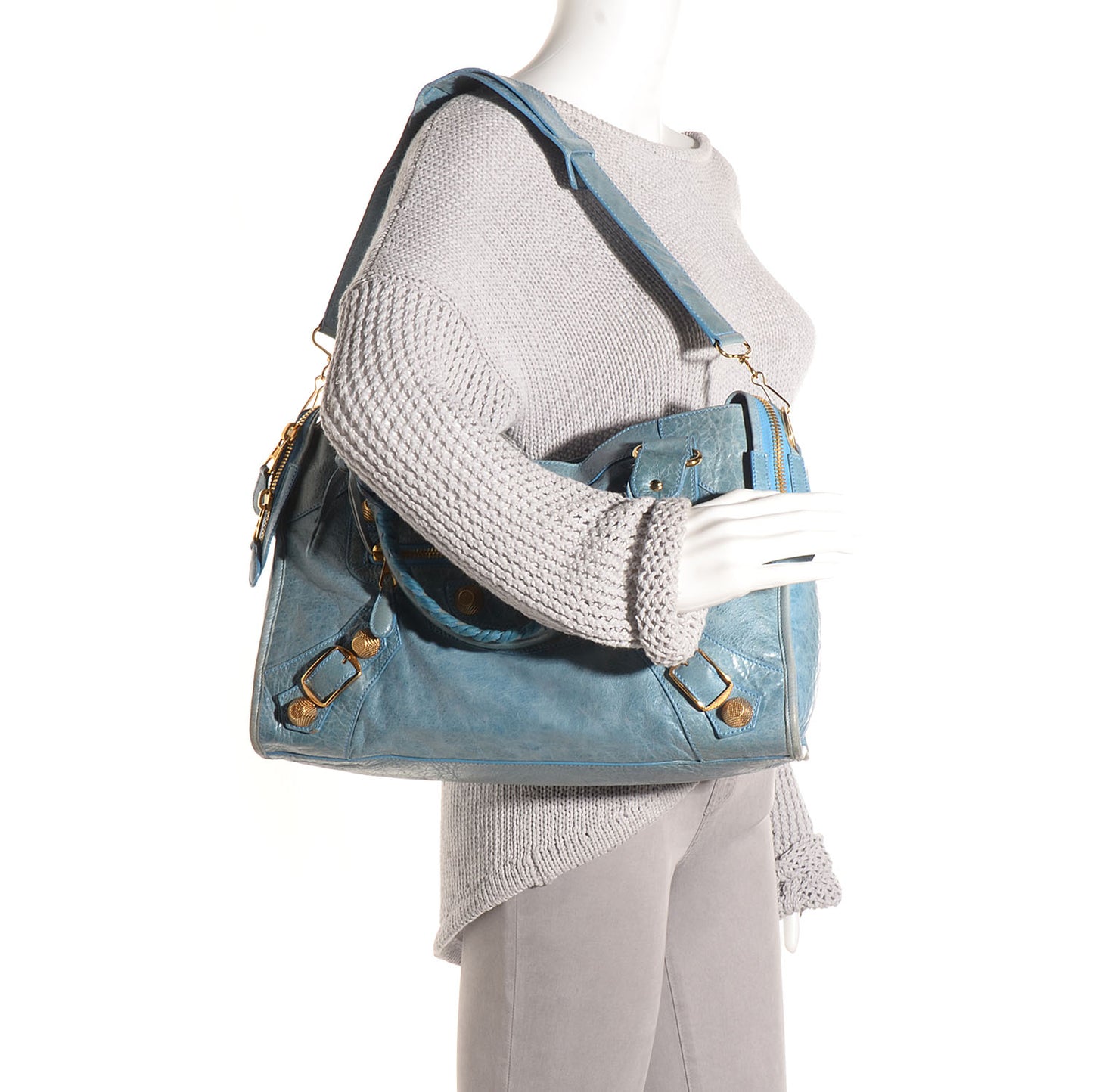 Agneau Giant 21 Gold Hardware S Cityky Bleu