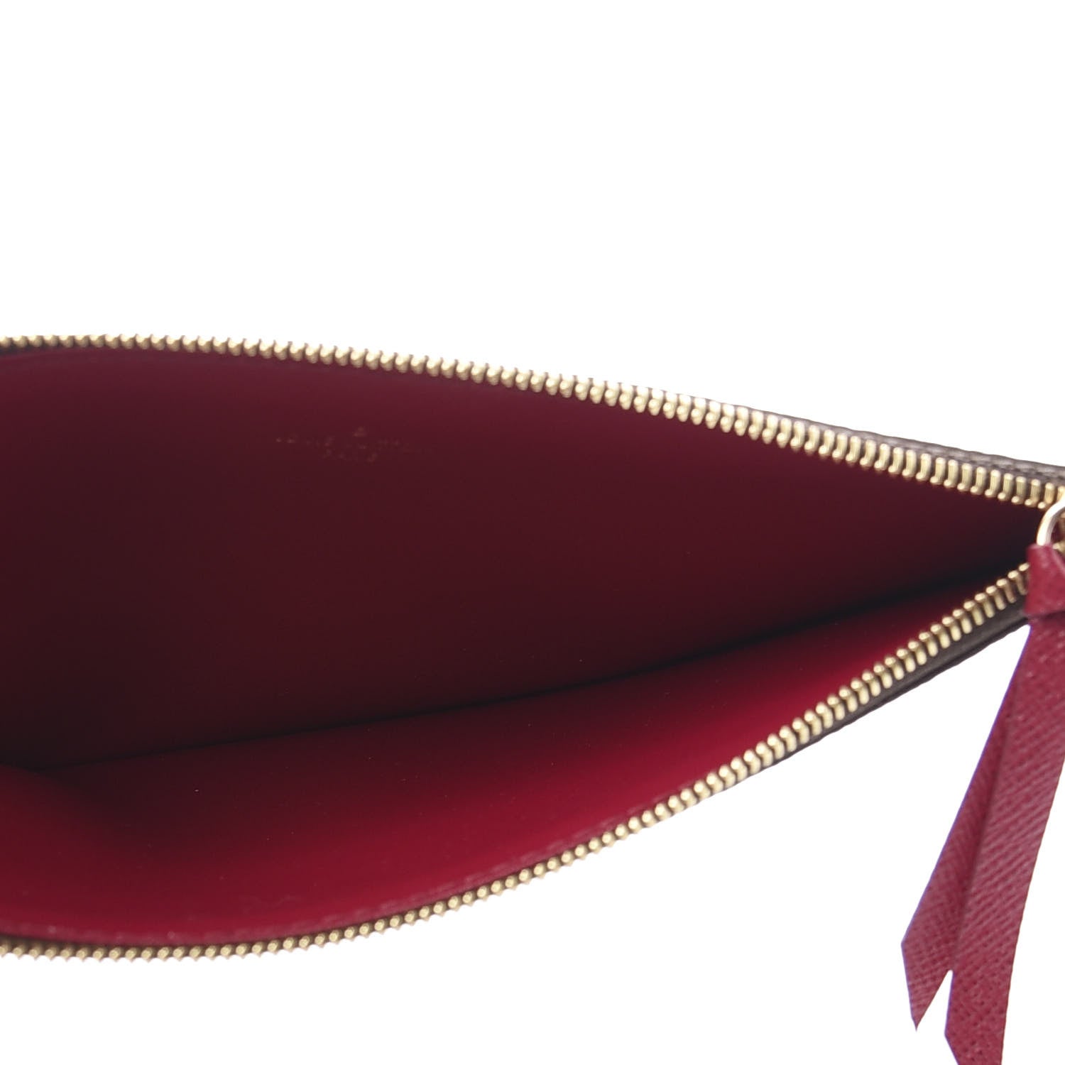 Louis Vuitton Monogram Felicie Chain Wallet Zippered Insert Fuchsia 4 of 7