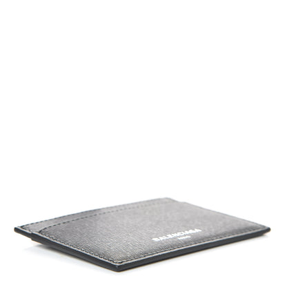 Balenciaga Textured Calfskin Everyday Multi Card Case Black 4 of 9