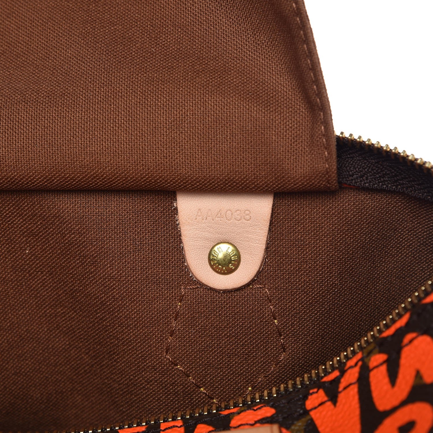 Louis Vuitton Monogram Graffiti Speedy 30 Orange 7 of 9