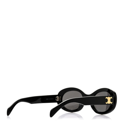 Celine Acetate Triomphe 01 Sunglasses CL 40194U Black 4 of 6