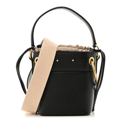 Chloe Smooth Calfskin Small Roy Bucket Bag Black 1 of 15