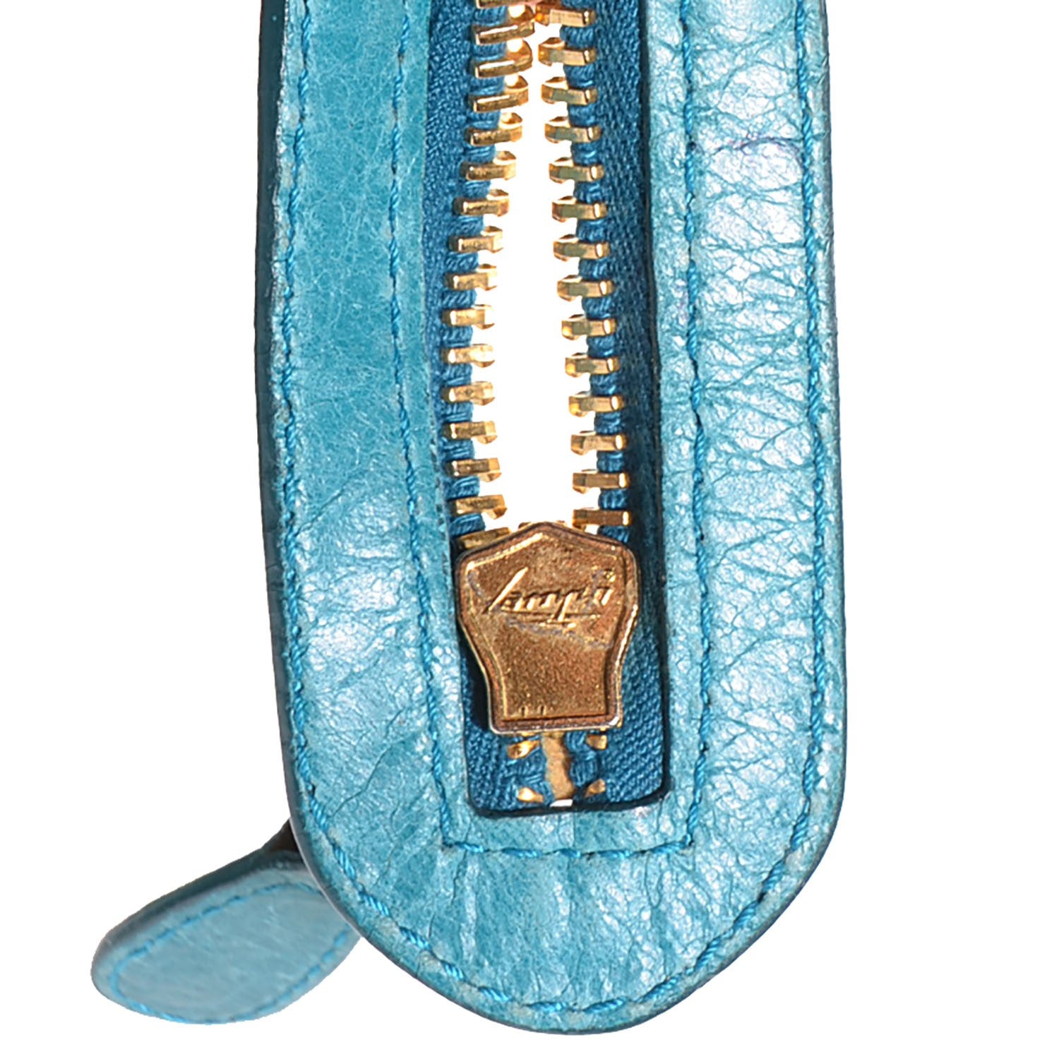 Balenciaga Agneau Giant 21 Gold Hardware City Turquoise 13 of 15