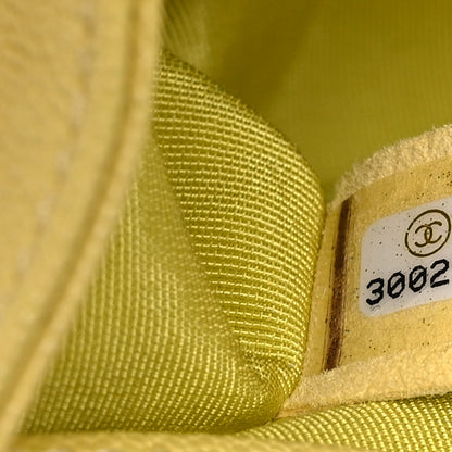 Chanel Caviar Chevron Quilted Small Boy Flap Yellow 7 of 11