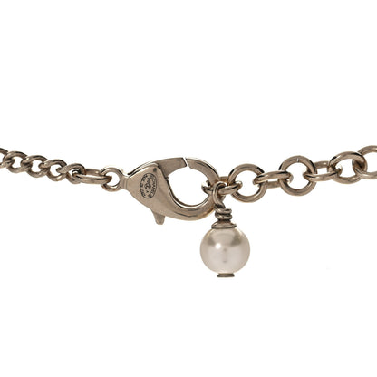 Chanel Enamel CC Charm Necklace Black Gold 4 of 6