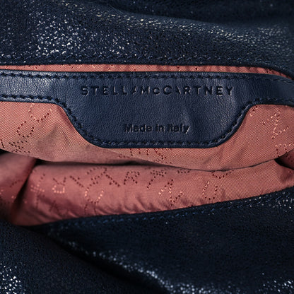 Stella McCartney Shaggy Deer Mini Falabella Fold Over Tote Navy 6 of 12