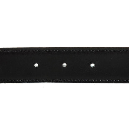 Hermes Box Taurillon Clemence 32mm H Belt 95 Black Blue Jean 8 of 10