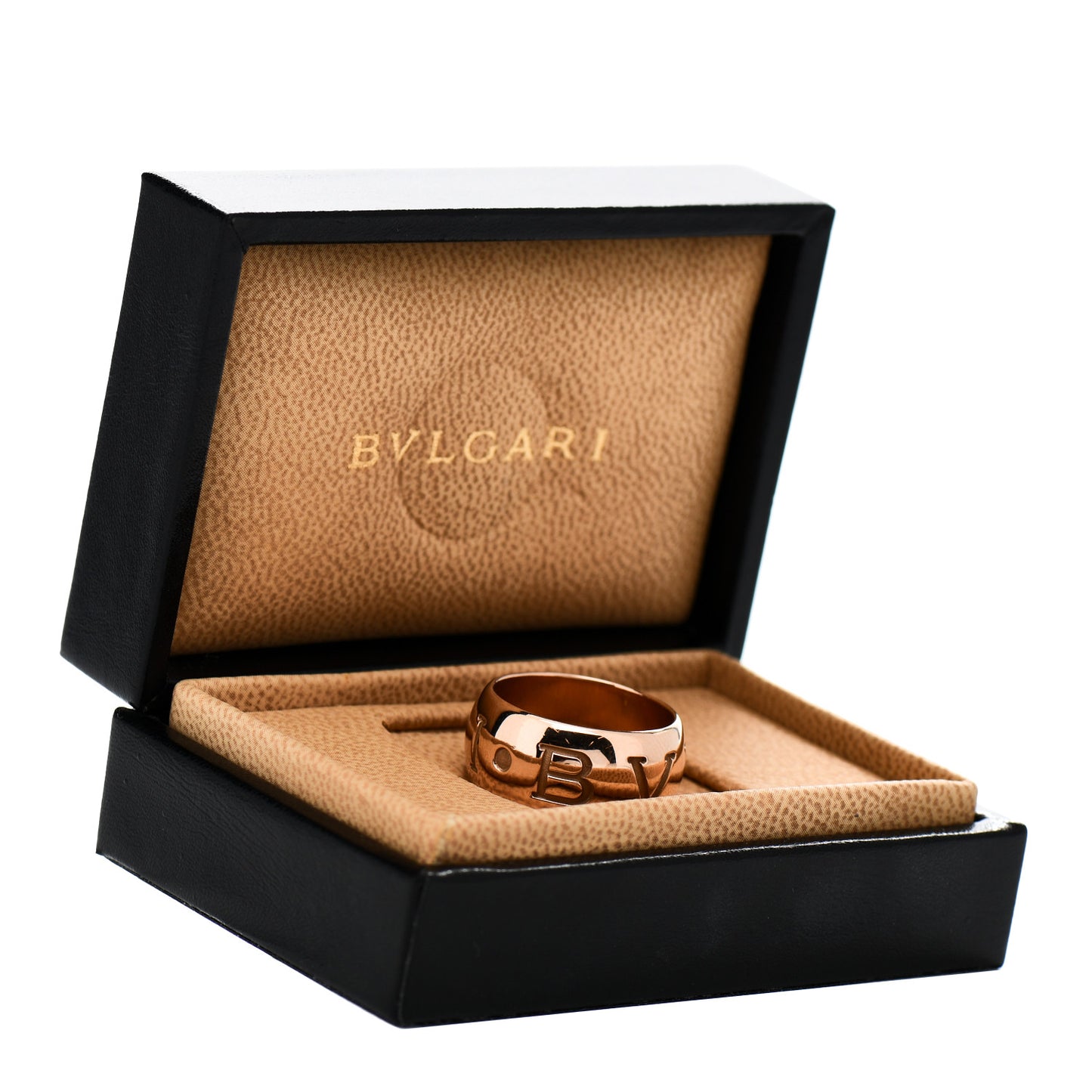 18K Rose Gold Monologo Band Ring 54 7