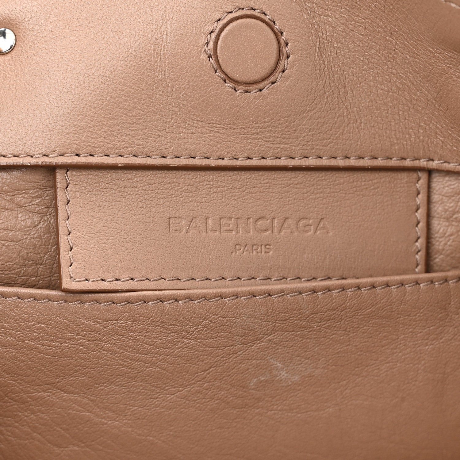 Balenciaga Veau Papier A6 Zip Around Tote Castagna 6 of 15