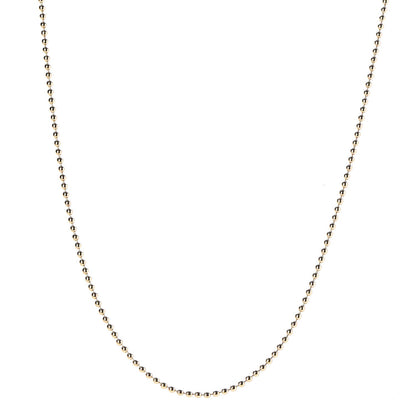 Cartier 18K Yellow Gold Ball Chain Necklace 1 of 7