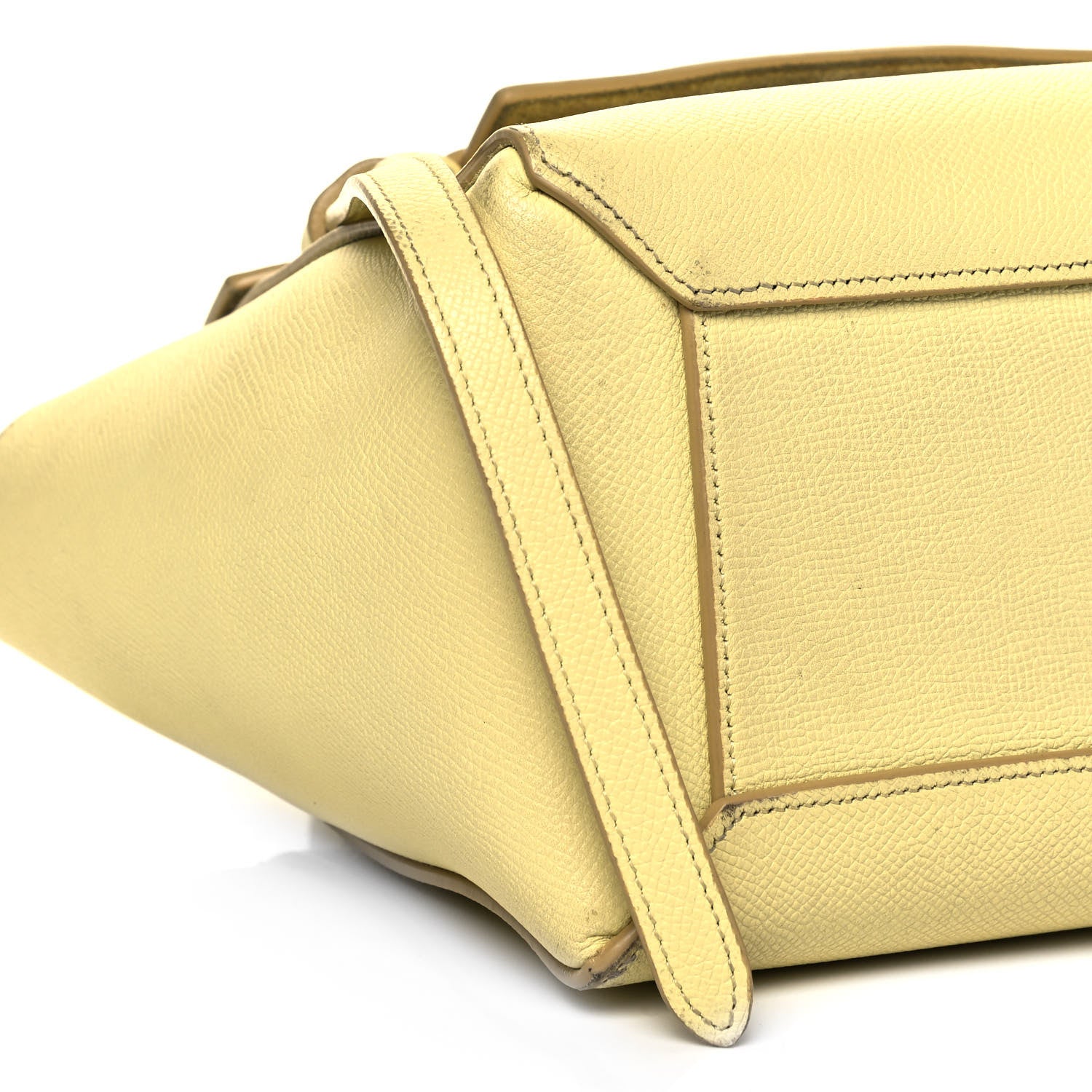 Celine Grained Calfskin Micro Belt Bag Bergamote 9 of 13