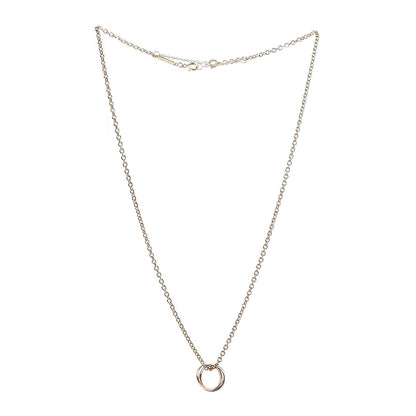 Cartier 18K Pink Yellow White Gold Trinity Pendant Necklace 3 of 9