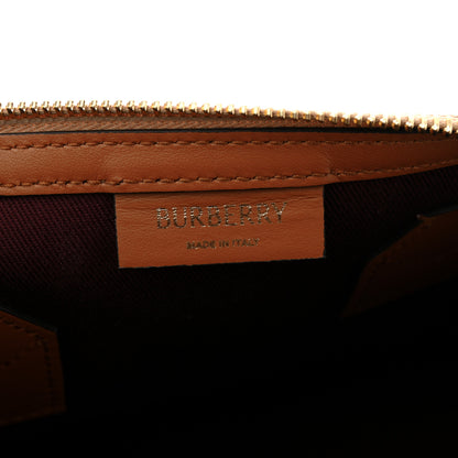 Burberry Horseferry Check Medium Bowling Bag Tan 11 of 19