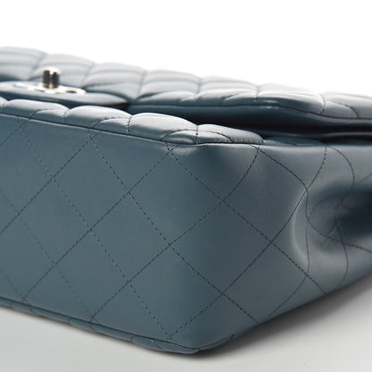 Chanel Lambskin Quilted Jumbo Double Flap Light Blue 6 of 11