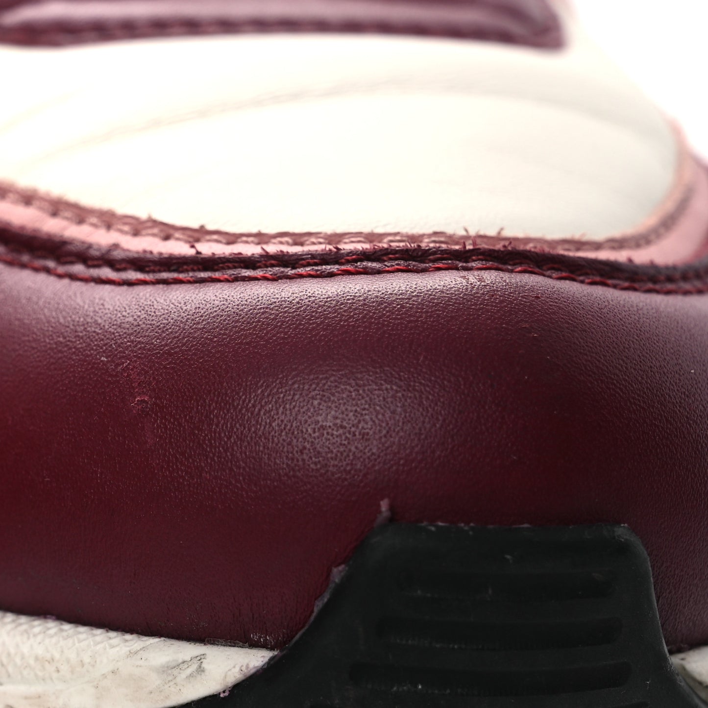 Calfskin CC Sneakers 38.5 Light Burgundy White Pink