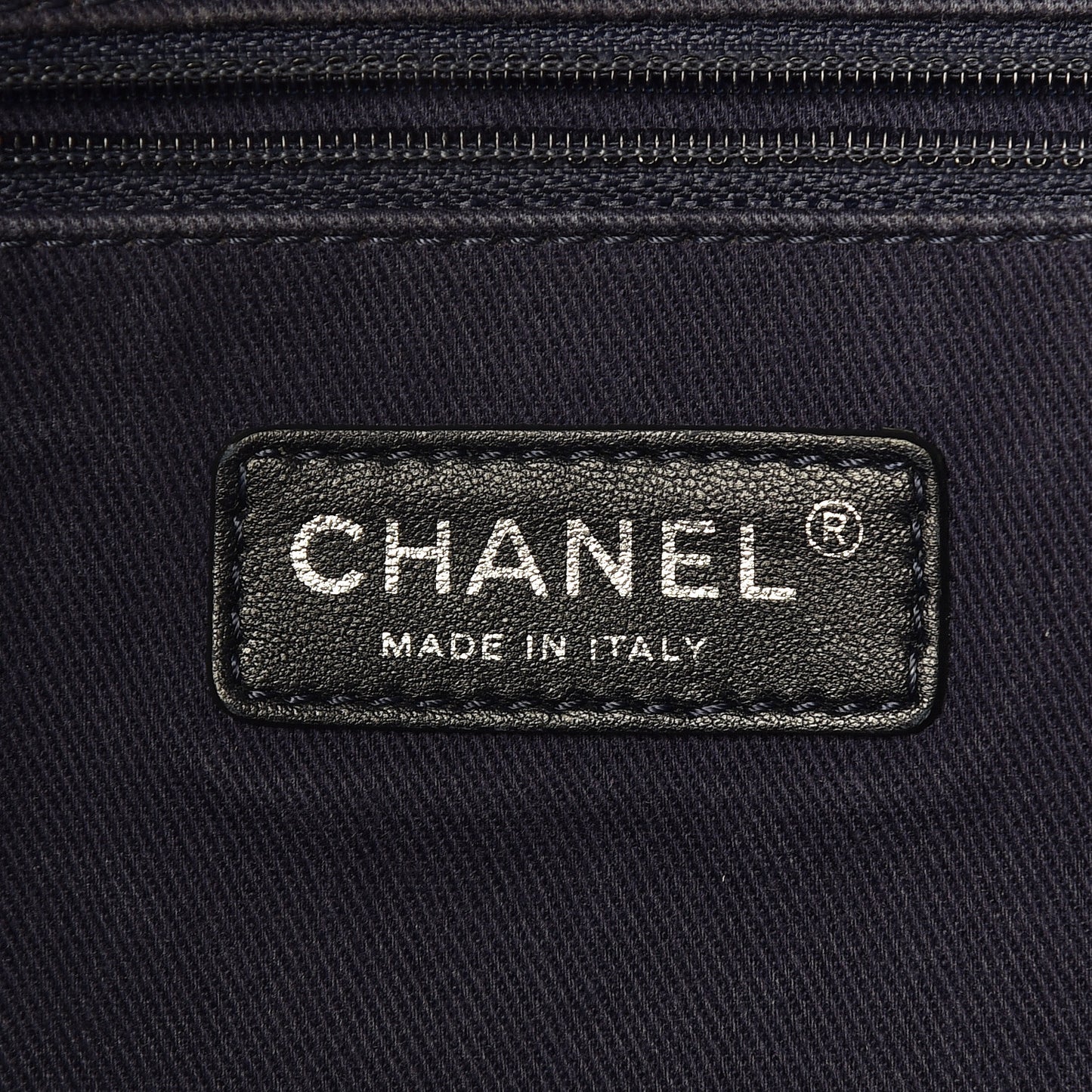 Canvas Small Deauville Tote Denim Blue