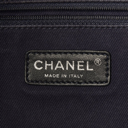 Chanel Canvas Small Deauville Tote Denim Blue 7 of 12