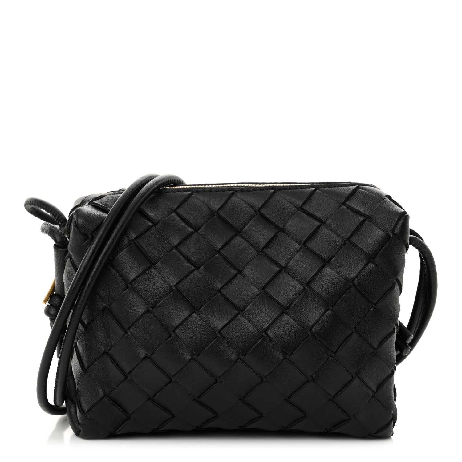 Bottega Veneta Nappa Intrecciato Mini Loop Camera Bag Black 1 of 9