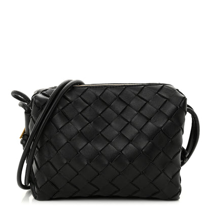 Bottega Veneta Nappa Intrecciato Mini Loop Camera Bag Black 1 of 9