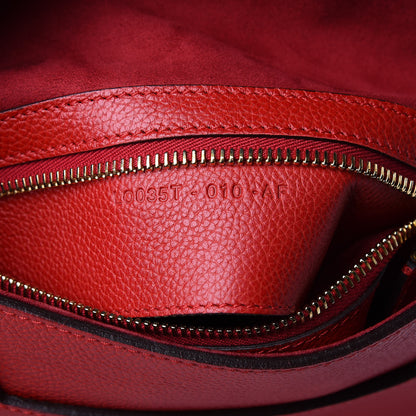 Tom Ford Pebbled Calfskin Medium Jennifer Flame Red 8 of 12