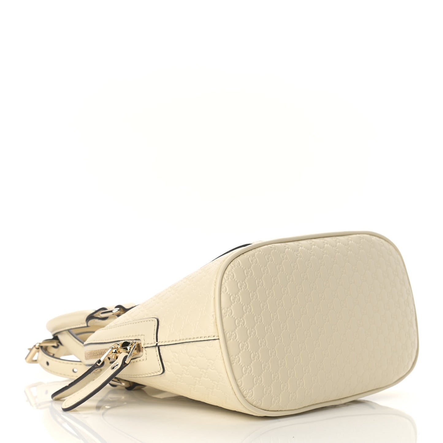 Soft Microguccissima Mini Dome Bag Ivoire