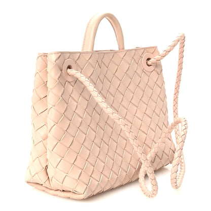 Bottega Veneta Nappa Intrecciato Small Andiamo Shoulder Bag Lotus 3 of 10