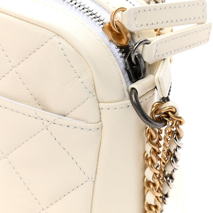 Chanel Calfskin Quilted Small Camera Case White 11 of 11