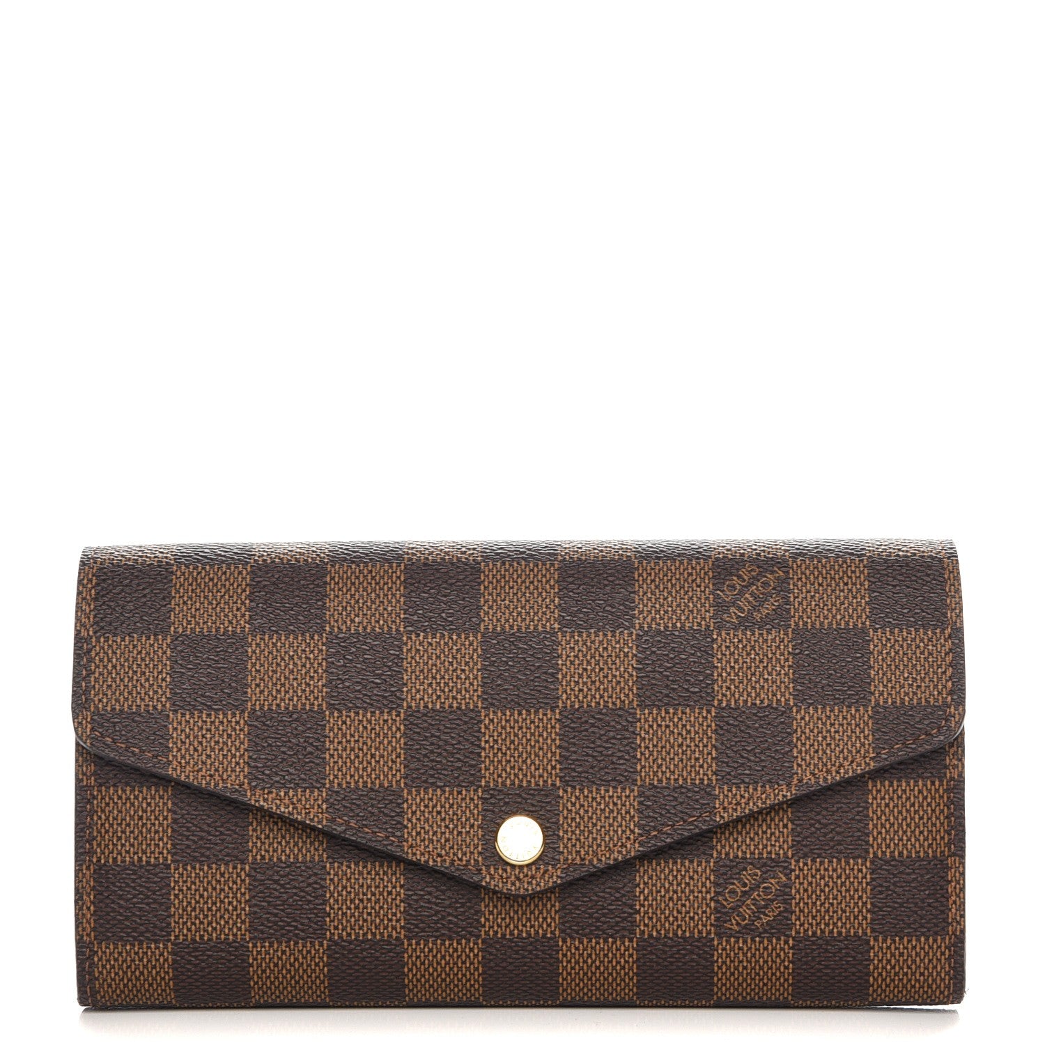 Louis Vuitton Damier Ebene Sarah Wallet NM 1 of 8