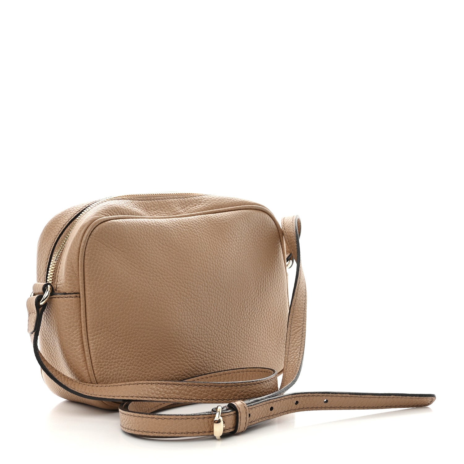 Gucci Pebbled Calfskin Small Soho Disco Bag Camelia 2 of 12