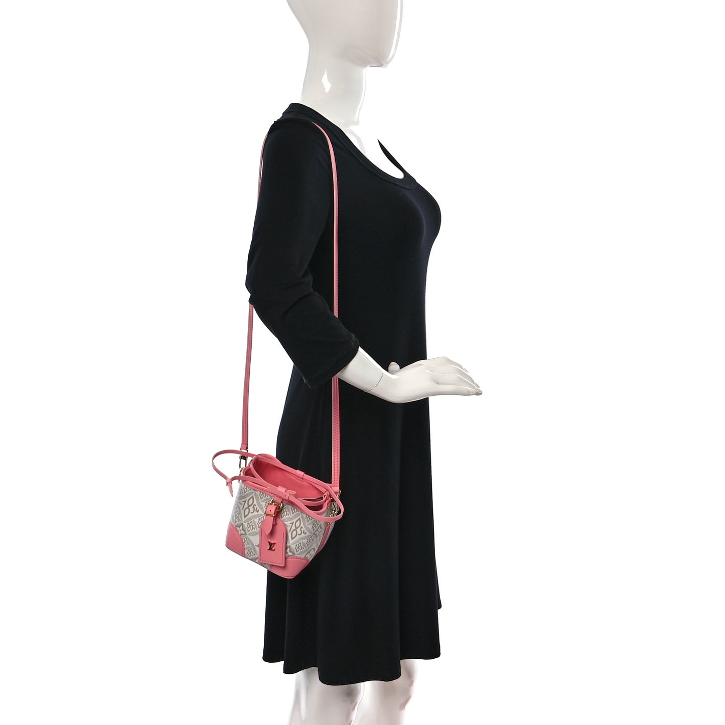 Jacquard Since 1854 Noe Purse Ecru Beige Pink