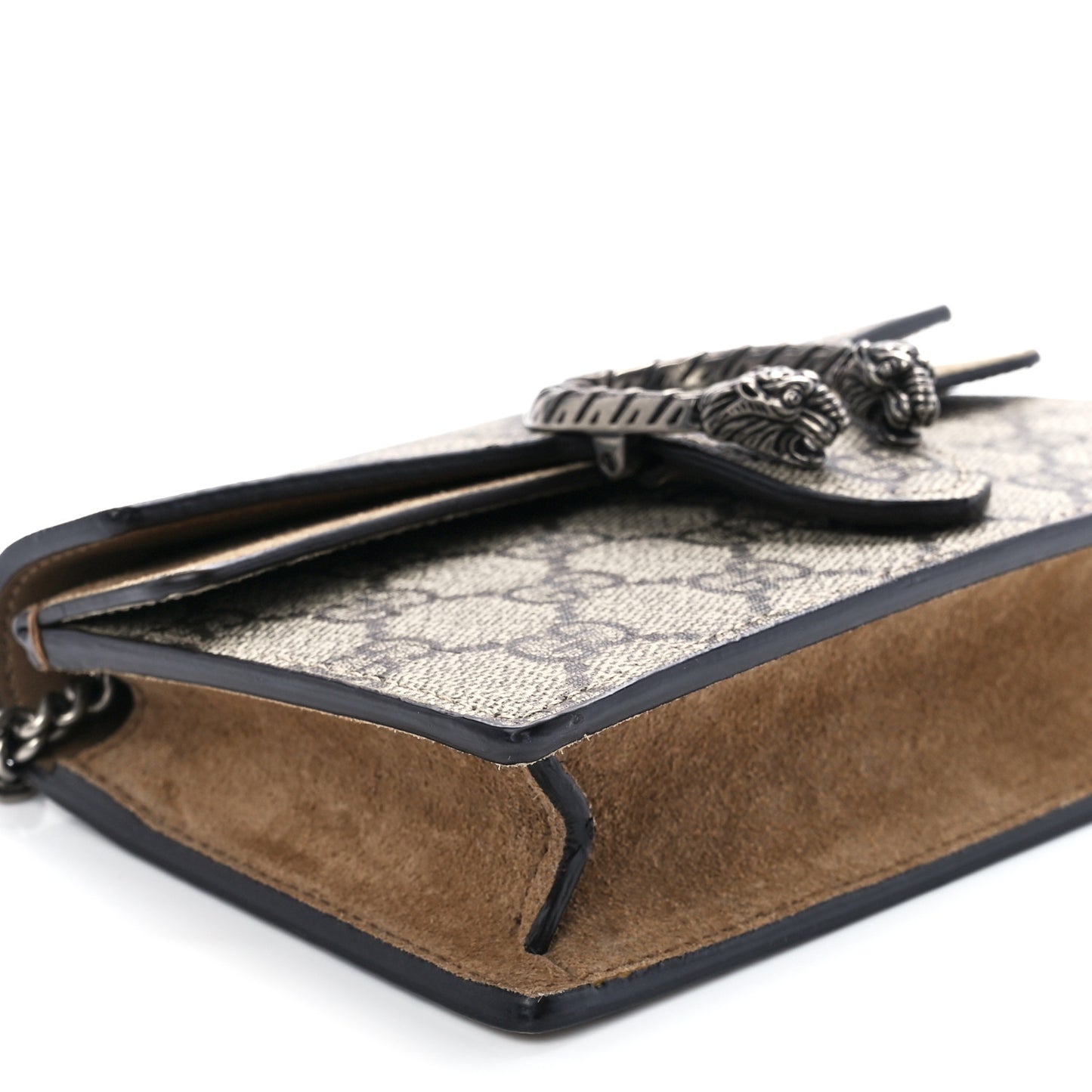 GG Supreme Monogram Super Mini Dionysus Shoulder Bag Taupe