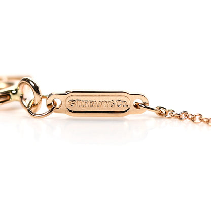 Tiffany 18K Rose Gold Small T Smile Pendant Necklace 4 of 6