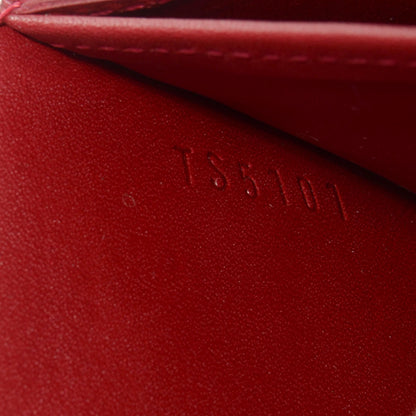 Louis Vuitton Vernis Rayures Sarah Wallet Pomme D'Amour 7 of 8