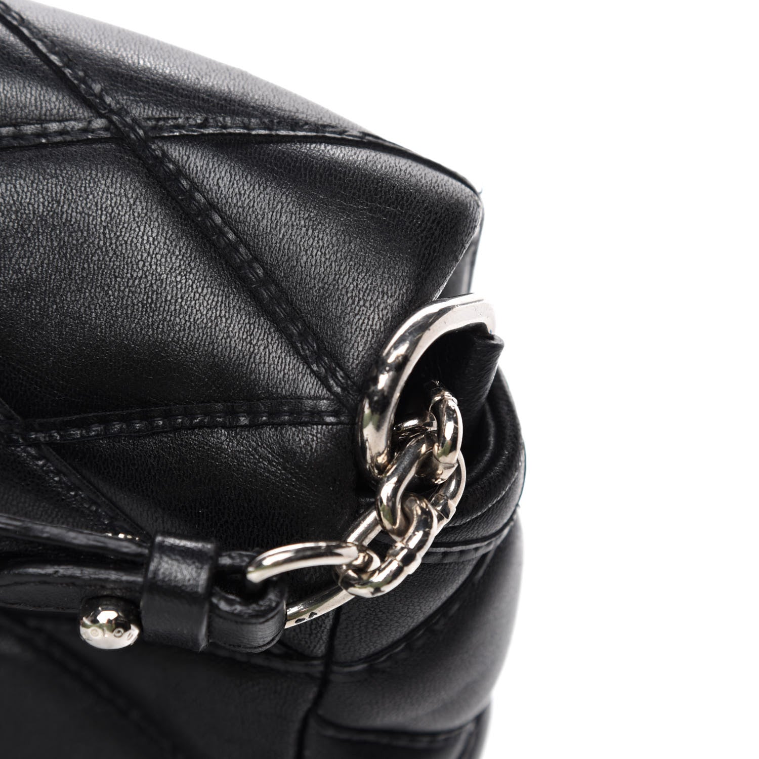Louis Vuitton Lambskin Malletage GO-14 MM Black 9 of 12