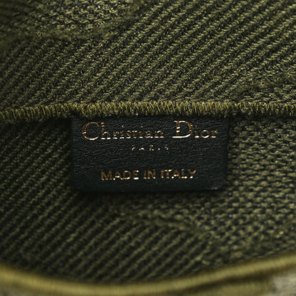 Christian Dior Canvas Embroidered Camouflage Saddle Belt Bag Green 6 of 11