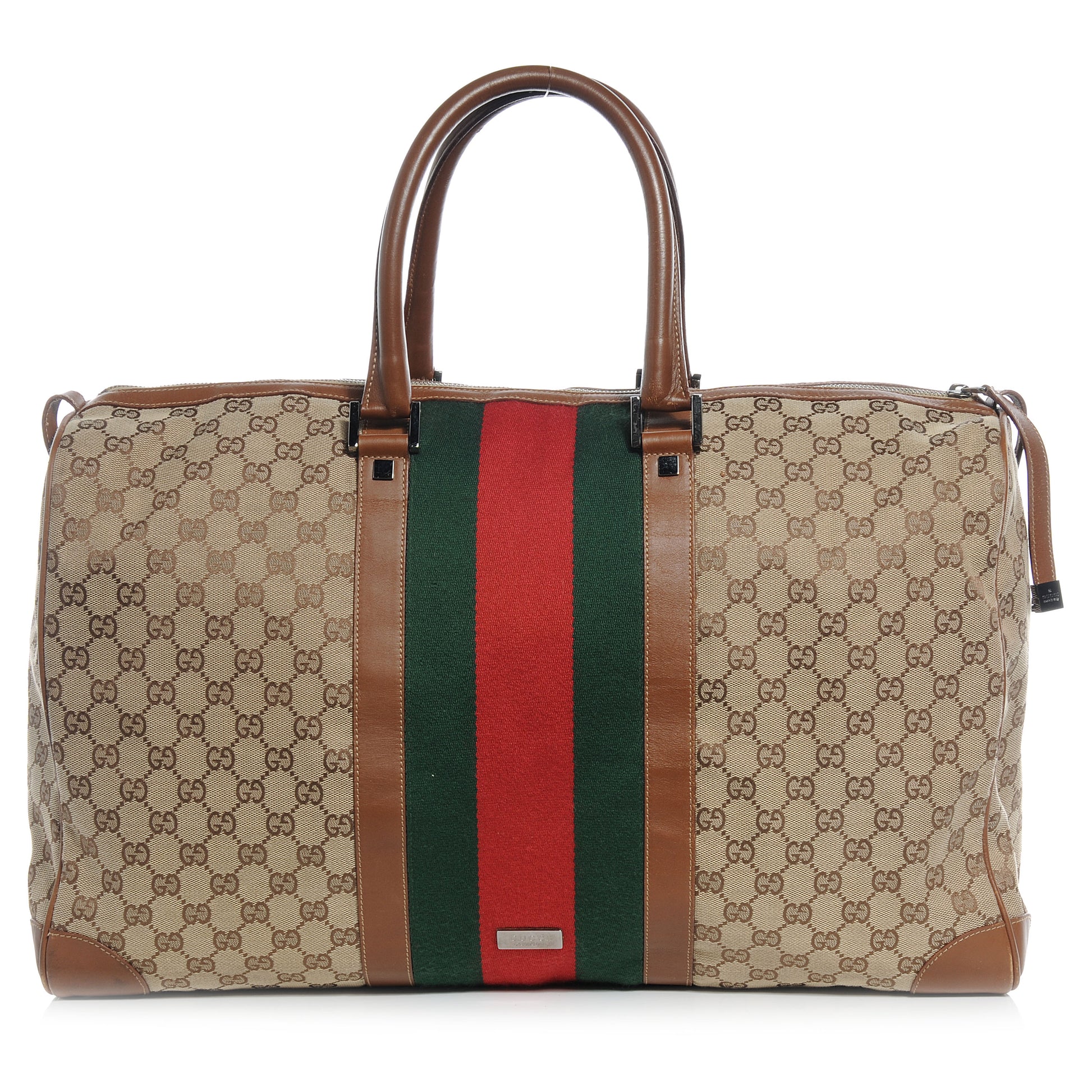 Gucci Monogram Web Duffle Bag 1 of 7